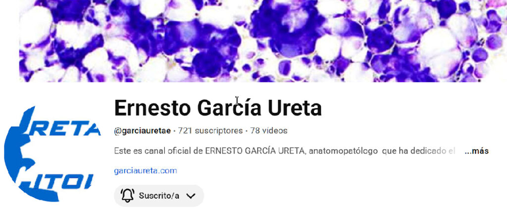 Canal YouTube de Ernesto García Ureta